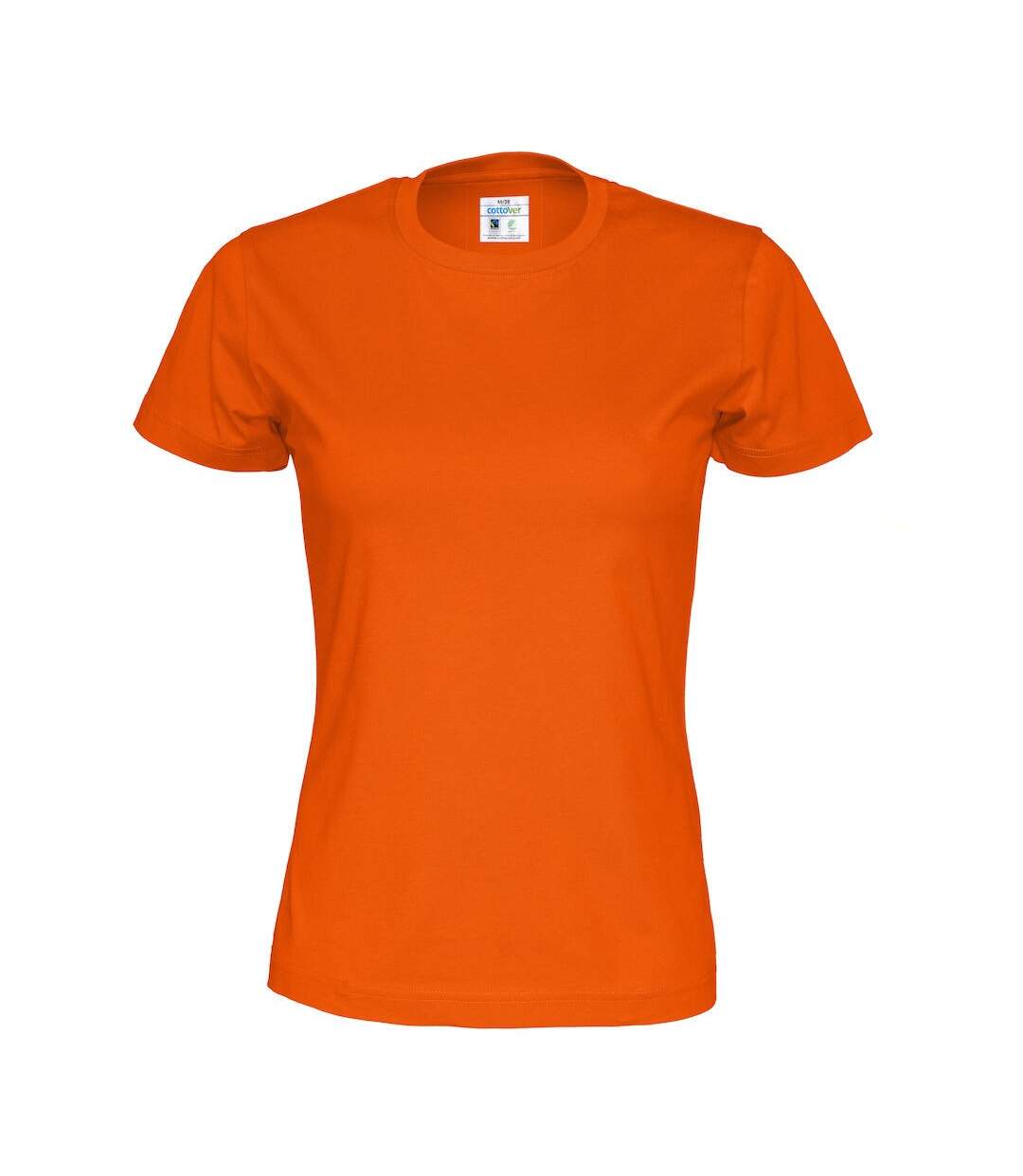 Womens/ladies t-shirt orange Cottover