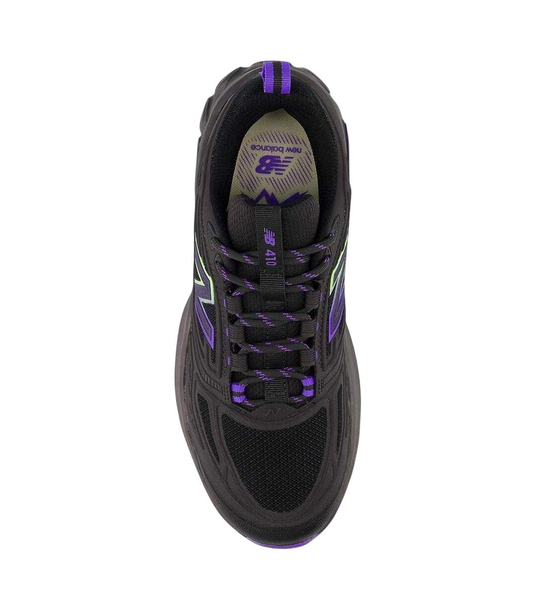 Mens 410 Trail Mesh Running Trainers Black Electric New Balance-2