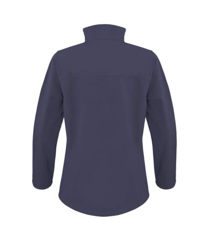 Result Womens Softshell Premium 3 Layer Performance Jacket (Waterproof, Windproof & Breathable) (Navy Blue) - UTBC2045