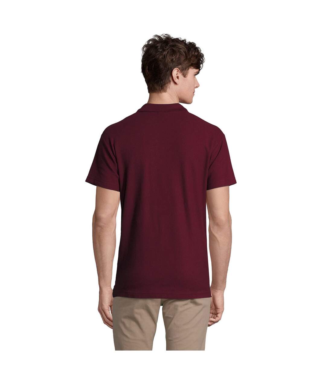 Polo Spring Homme Bordeaux SOLS-2