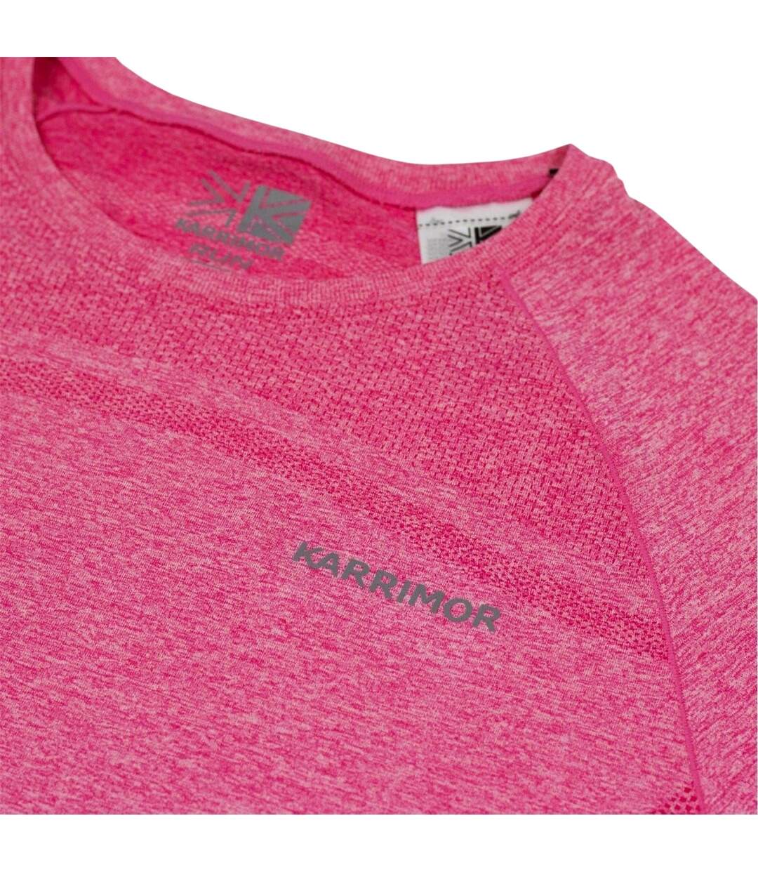 T-shirt Course À Pied Xlite Femme Rose Chiné Karrimor-3