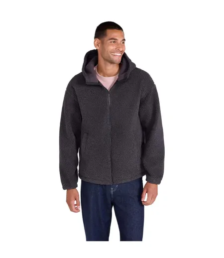 Haut Polaire Waeys Homme Charbon Animal