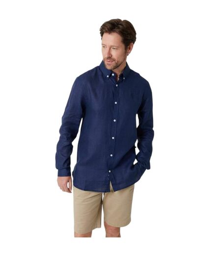 Chemise Habillée Manches Longues Homme Bleu Marine Saltwell