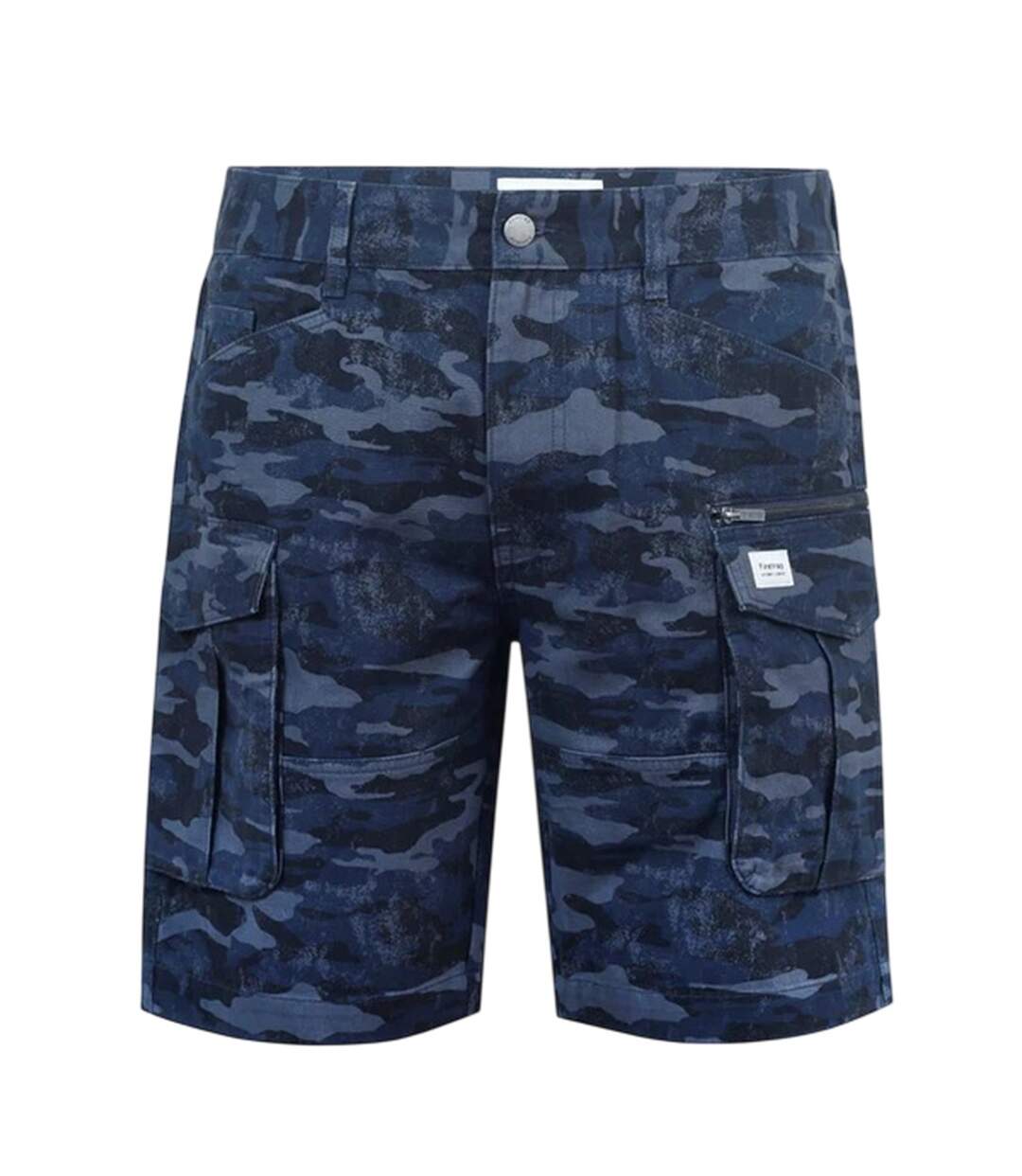 Short Motif/style Logo Homme Bleu Marine Camouflage Firetrap-1