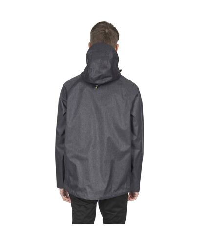 Veste imperméable dupree homme noir chiné Trespass