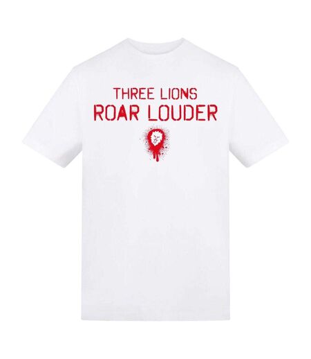 T-shirt Motif/style Imprimé Graphique Adulte Blanc England