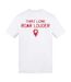 T-shirt Motif/style Imprimé Graphique Adulte Blanc England-1