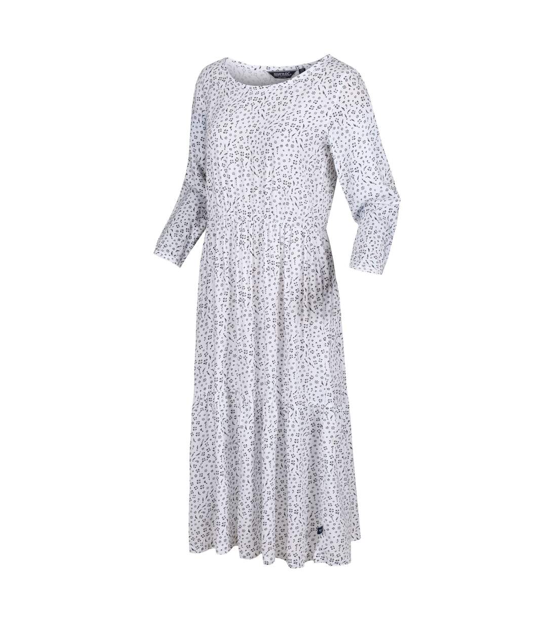 Robe décontractée briella femme blanc Regatta-3