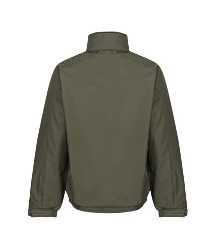 Regatta Dover Waterproof Windproof Jacket (Thermo-Guard Insulation) (Dark Khaki/Black) - UTRG1425