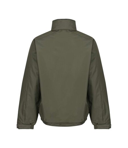 Regatta Dover Waterproof Windproof Jacket (Thermo-Guard Insulation) (Dark Khaki/Black) - UTRG1425