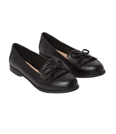 Womens/ladies loretta tassel loafers black Dorothy Perkins