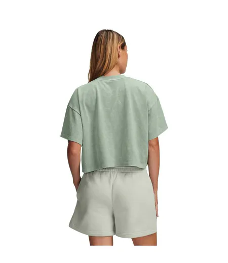 T-shirt Motif/style Délavé Femme Vert Calvin Klein
