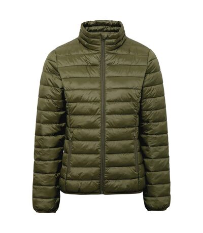 2786 Womens/Ladies Terrain Long Sleeves Padded Jacket (Olive) - UTRW6283
