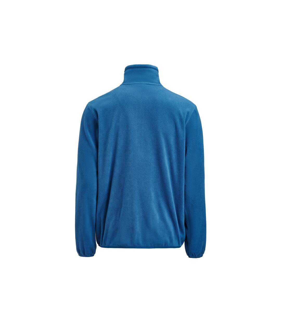 Mens Twohand Fleece Jacket Bright Blue Printer RED-4