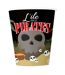 Lot de 6 Gobelets Jetables Pirates 25cl Noir-1