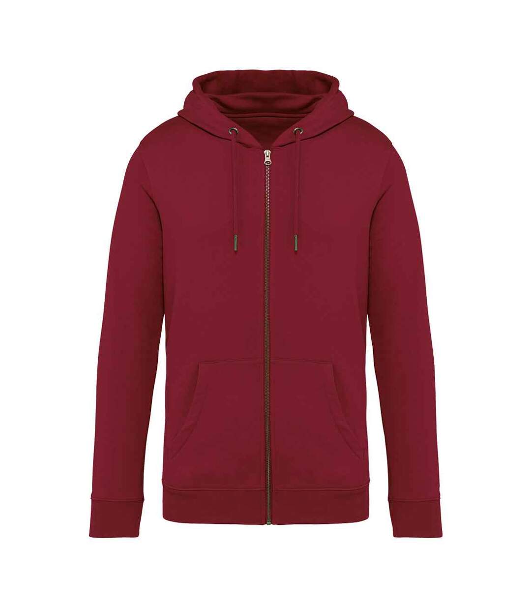 Unisex Adult Full Zip Hoodie Hibiscus Red Native Spirit-1