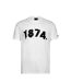 Mens 1874 printed regular t-shirt white Lyle & Scott