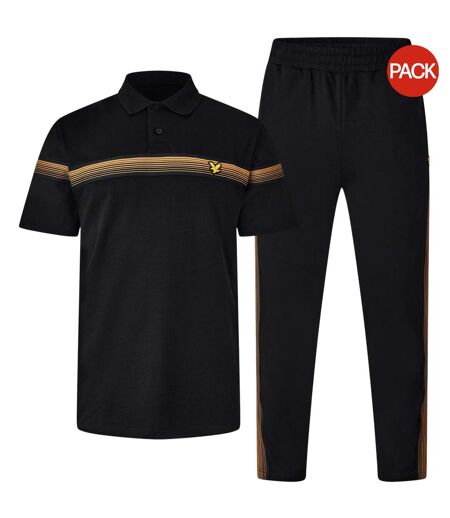 Lot De 2  Ensemble Ensemble De Survêtement Homme Noir Vif Lyle & Scott