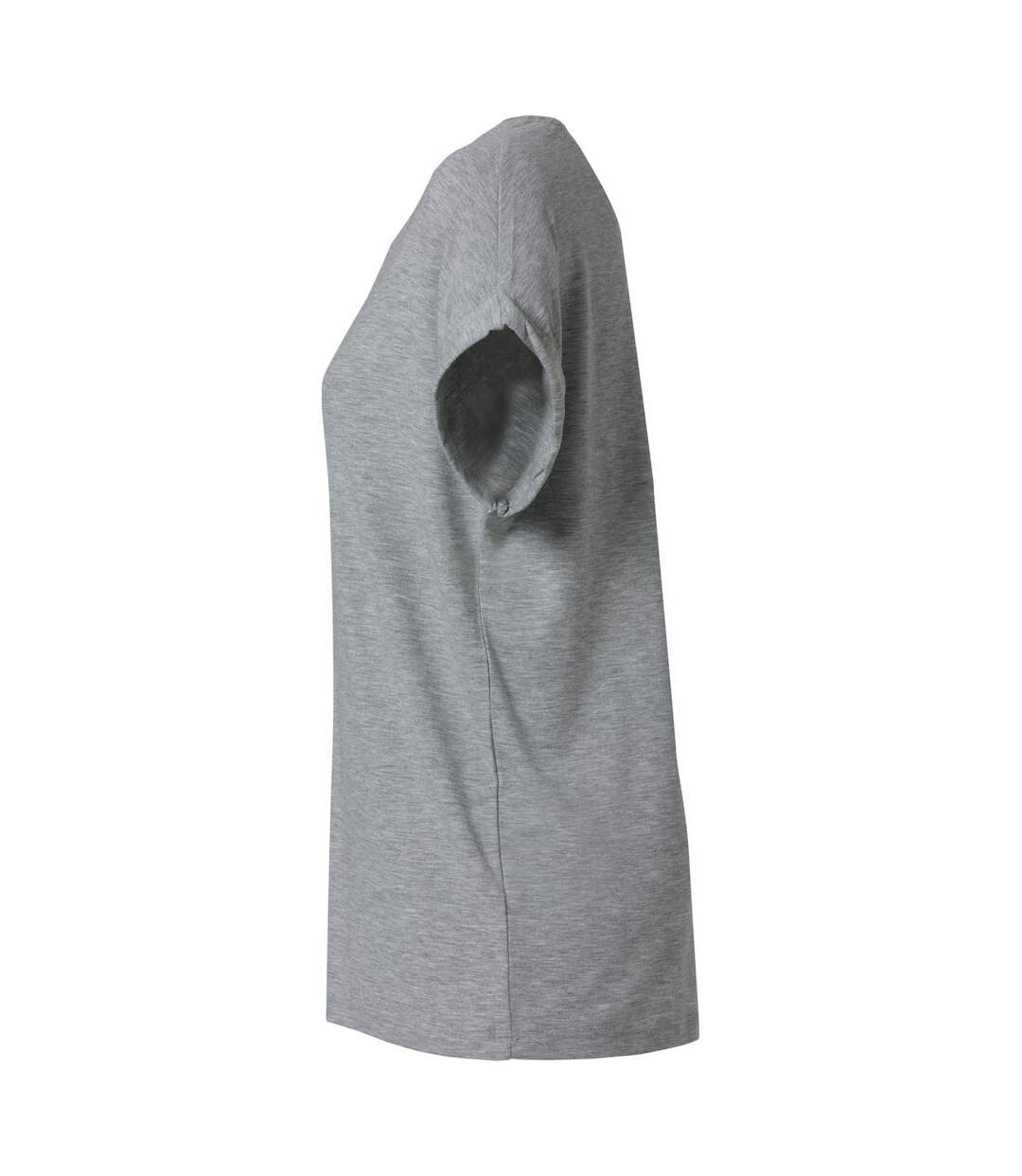T-shirt Katy Femme Gris Chiné Clique-3