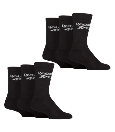 6 Pairs Ribbed Sport Breathable Crew Socks for Men and Women