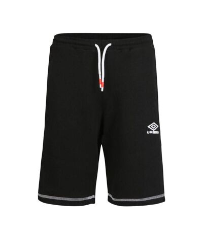Short noir homme umbro life fleece - m