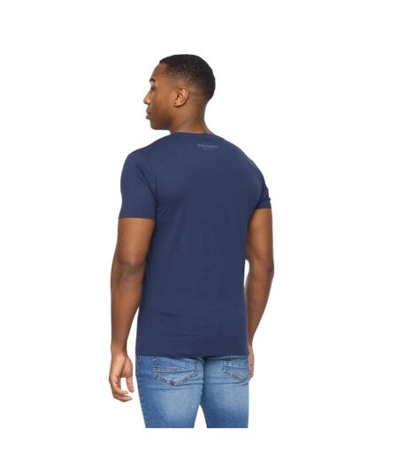 Mens solari t-shirt navy Crosshatch
