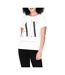 T-shirt Motif/style Logo Femme Blanc Armani Exchange-3