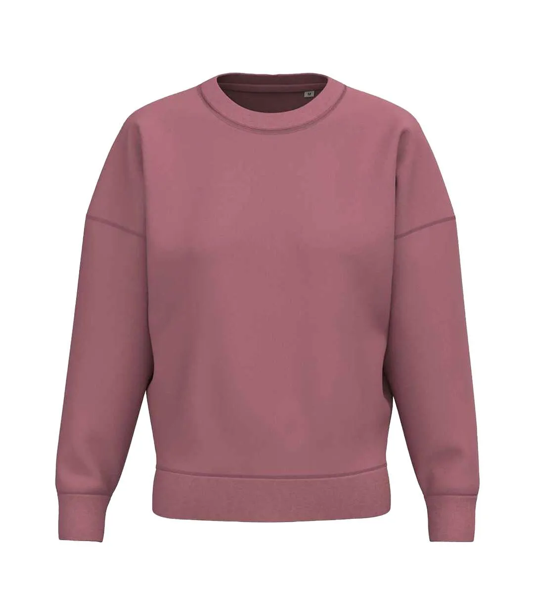 Womens/ladies Crew Neck Sweatshirt Antique Rose Native Spirit-1