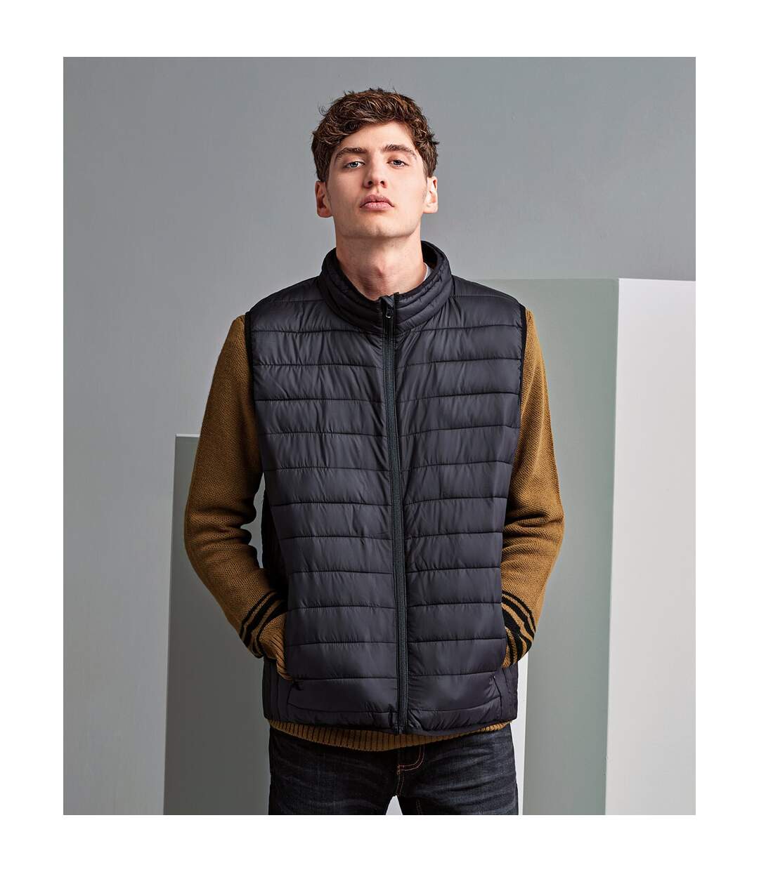 2786 Mens Traverse Padded Vest (Black) - UTRW8332