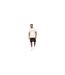 Mens Blansmoore Elasticated Regular Casual Shorts Black Crosshatch-1