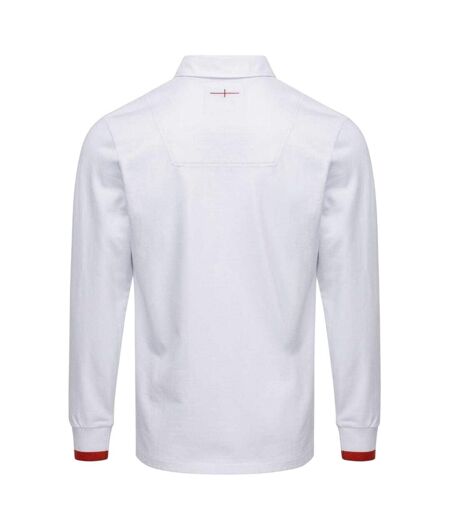 Maillot De Rugby Manches Longues Motif/style Emblème Homme Blanc England RFU