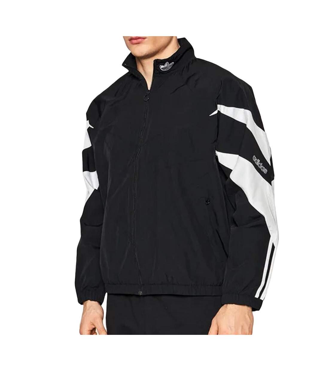 Veste Noir Homme Adidas Shark Woven - S