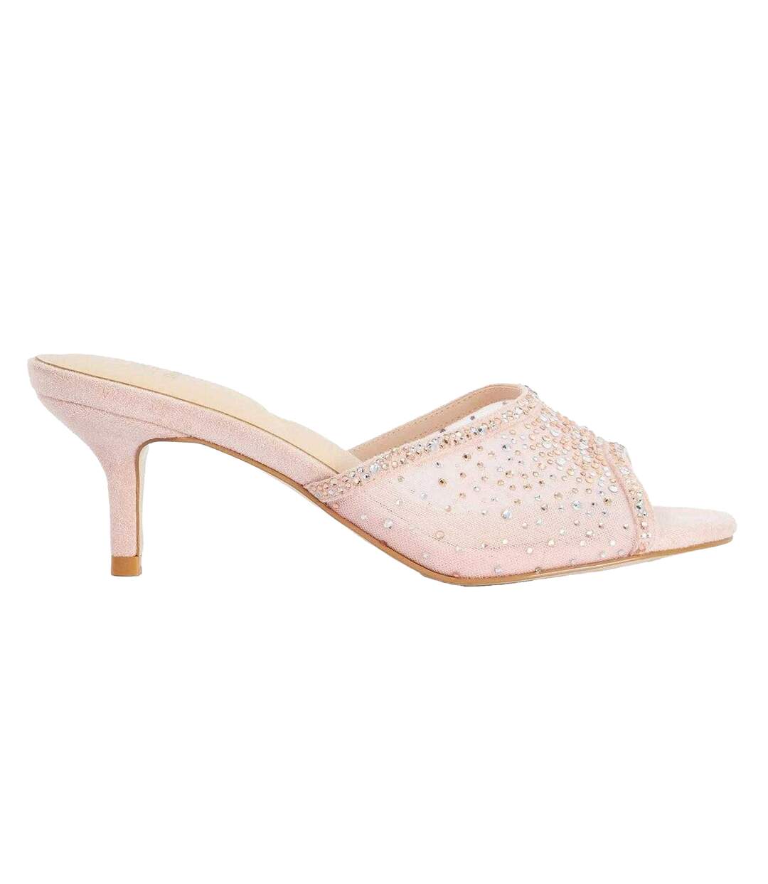 Mules Motif/style Embelli Memories Femme Rose Dune London-1