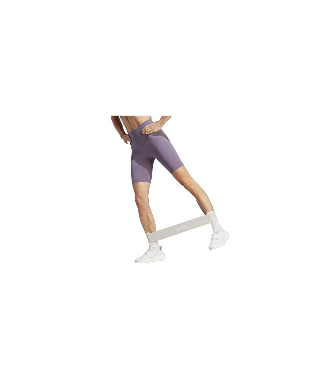Womens/ladies Optime Cycling Shorts Shadow Violet Adidas-1