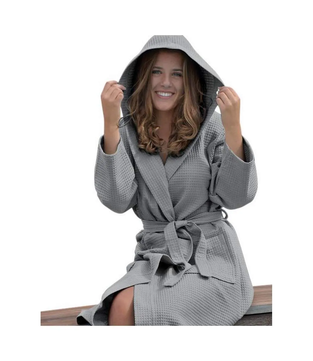 Robe De Chambre Robezz Femme Gris Anthracite ARTG-3