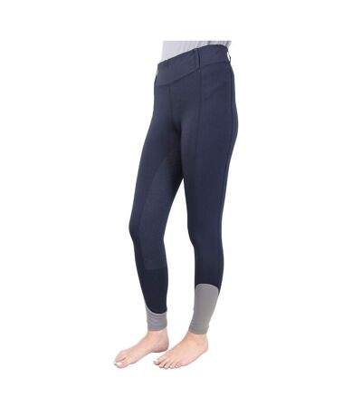Hy Sport Active Womens/Ladies Horse Riding Tights (Midnight Navy/Pencil Point Grey)