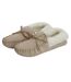 Eastern Counties Leather Womens/Ladies Soft Sole Wool Lined Moccasins (Camel) - UTEL230