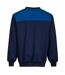 Portwest Mens PW2 Sweatshirt (Navy/Royal Blue)