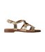 Sandales Plates Cuir The Divine Factory Alénoa-2