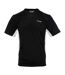 Maillot Motif/style Détail Contrasté Homme Noir KooGa-1