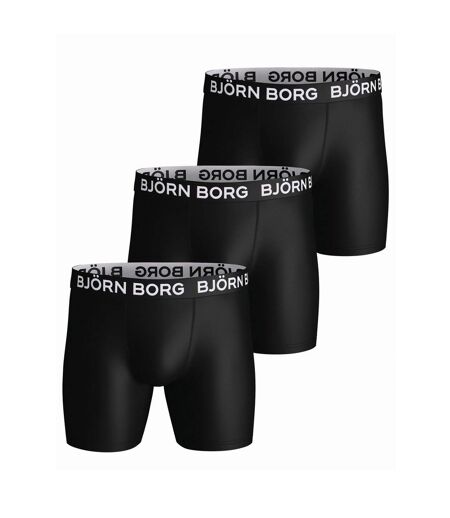 3 Pack Mens Designer Band Sports Performance Boxer Shorts