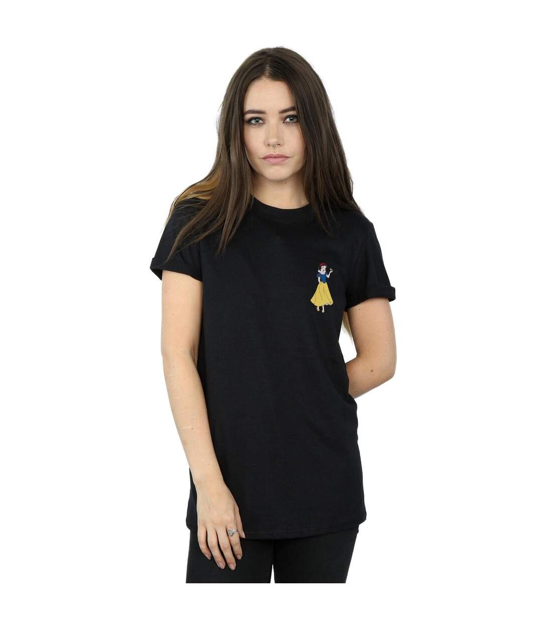 Disney Princess - T-shirt SNOW WHITE CHEST - Femme (Noir) - UTBI42700-2