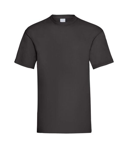 Mens Value Short Sleeve Casual T-Shirt (Jet Black)