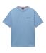 T-shirt Motif/style Imprimé Geographic Homme Denim Délavé Napapijri-1