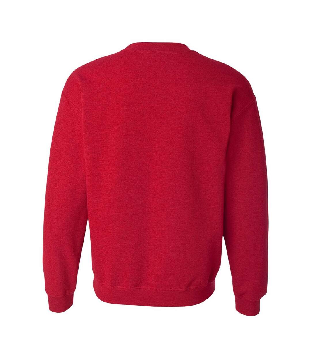 Unisex adult heavy blend crew neck sweatshirt antique cherry red Gildan-2