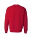 Unisex adult heavy blend crew neck sweatshirt antique cherry red Gildan-2