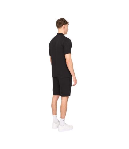 Mens Sherborn Cotton Polo Shirt Black Duck And Cover