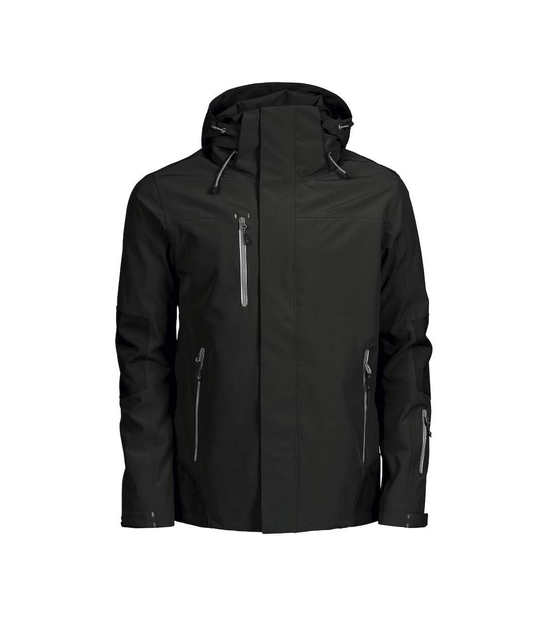 Veste islandblock homme noir James Harvest-1