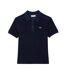 Polo femme bleu Lacoste-1