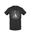 T-shirt Motif/style Graphique Adulte Noir Aquascutum-1